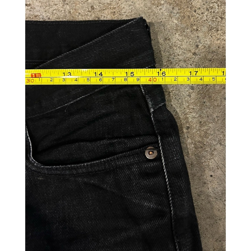 Tellason Ladbroke Grove Slim Tapered Black Selvedge Denim Made In USA 31 - Picture 10 of 14